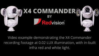 Redvision X4 Commander - Dual IR and White Light at 150m