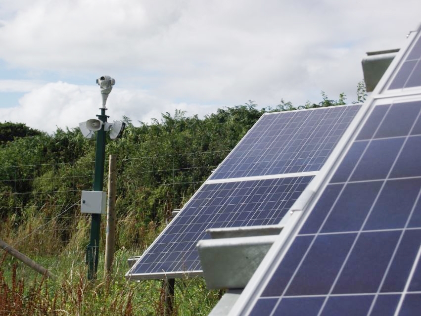 Solar farm uses X-Series IR & Dual IR & White light cameras