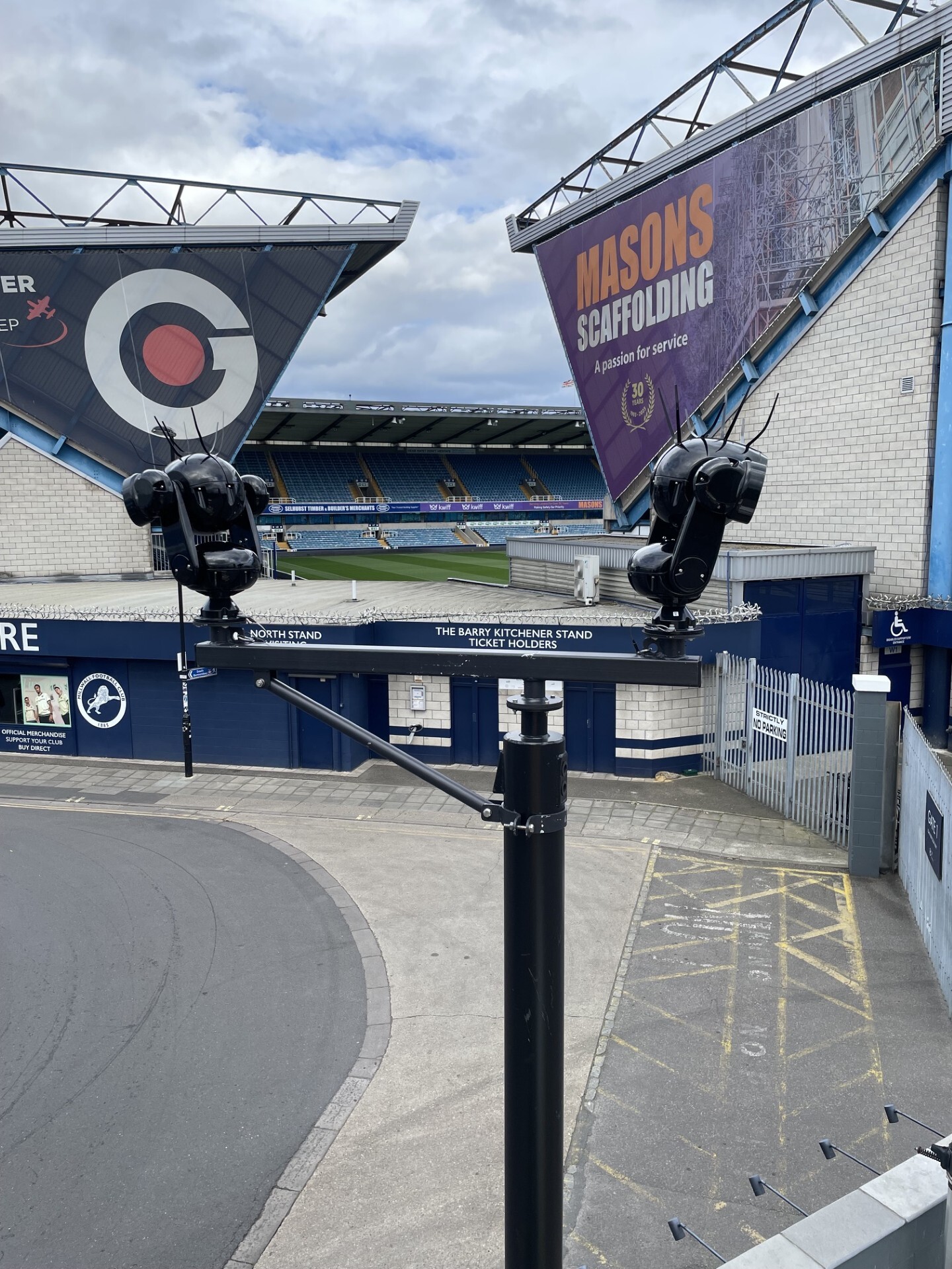 Millwall Football Club upgrades CCTV system with ScanGuard and Redvision CCTV.