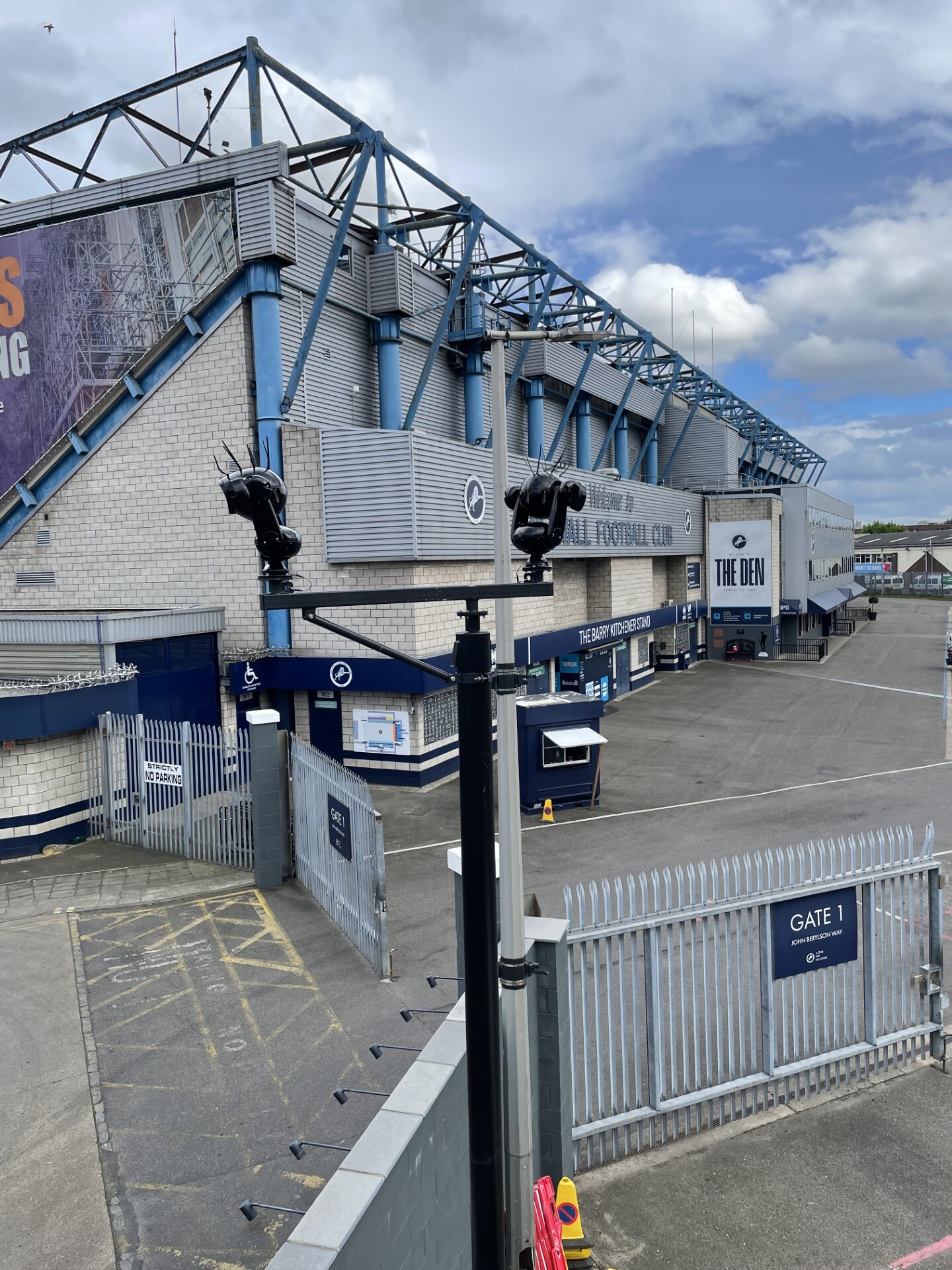 Millwall Football Club upgrades CCTV system with ScanGuard and Redvision CCTV.