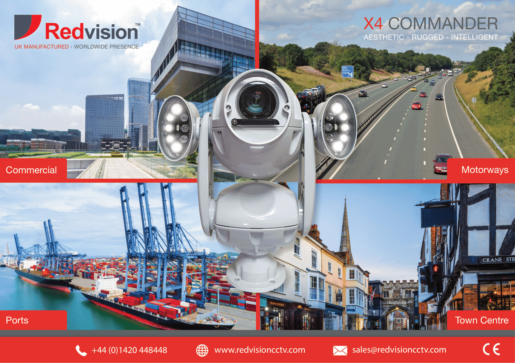 At Redvision we believe in Innovation: Introducing the X4 COMMANDER™