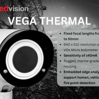 Redvision CCTV Releases New Rugged VEGA-THERMAL Camera