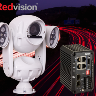 barox Ethernet PoE switches approved to power Redvision X4 COMMANDER™ PTZ camera